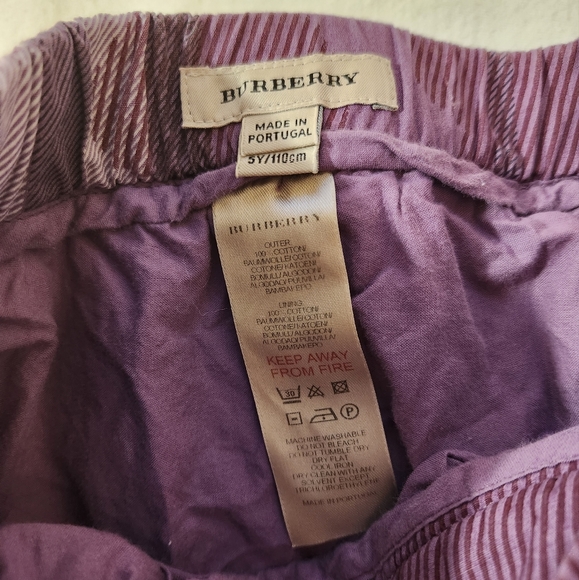 Burberry Purple Plaid Heart Mini Skirt - Picture 3 of 8